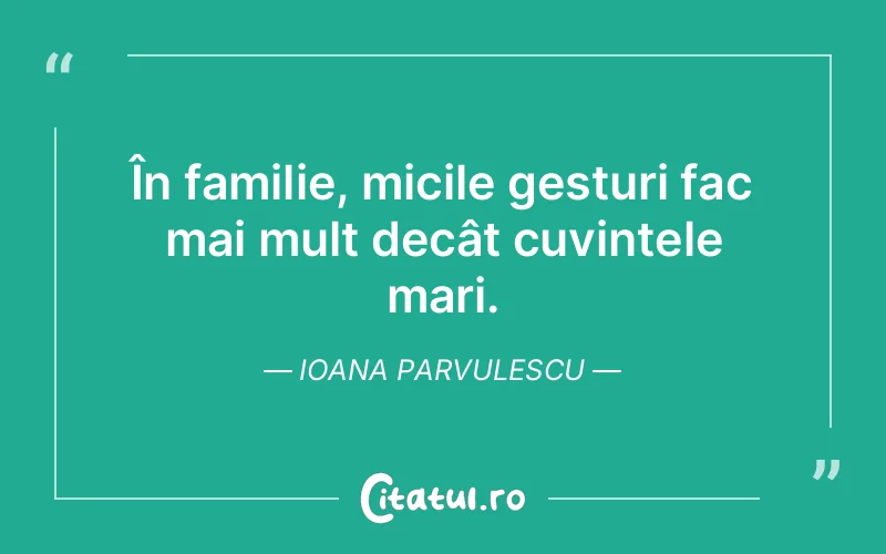 Citat Ioana Parvulescu - citate familie