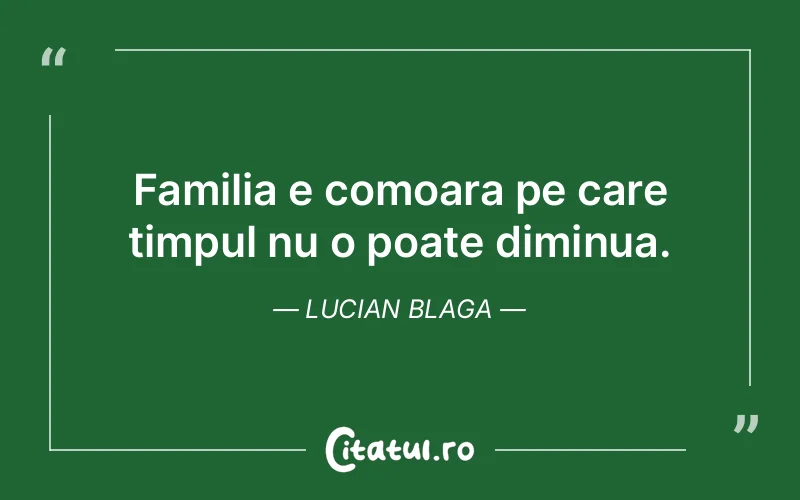 Citat Lucian Blaga - citate familie