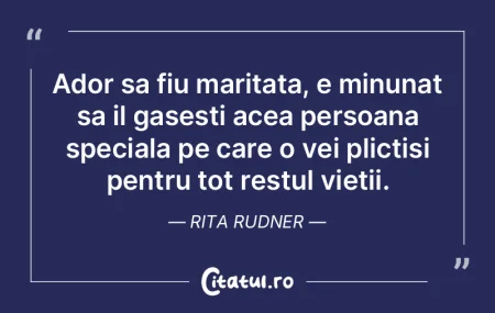 Ador sa fiu maritata, e minunat sa il ga...