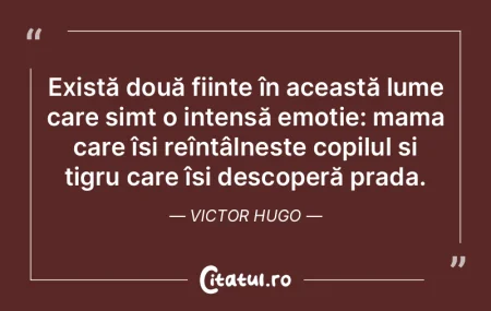 Există două ființe în această lume ...
