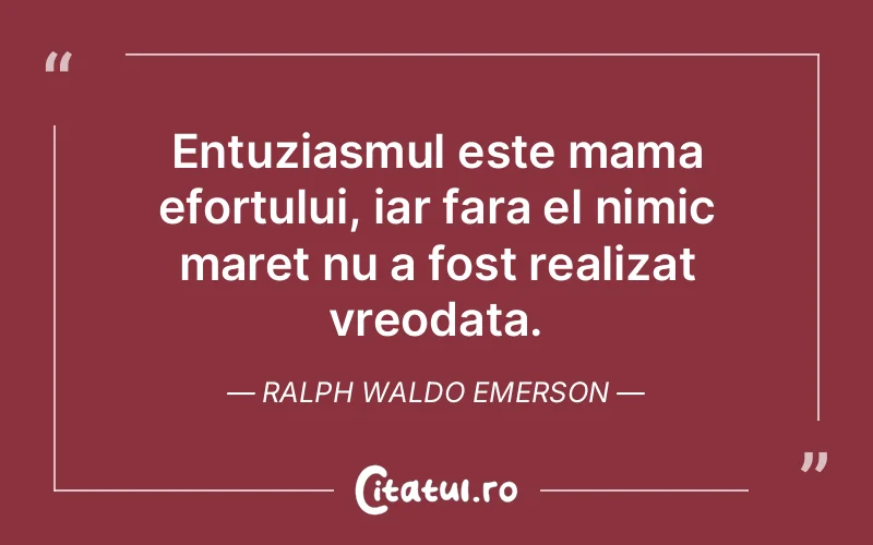 Citat Ralph Waldo Emerson - citate familie