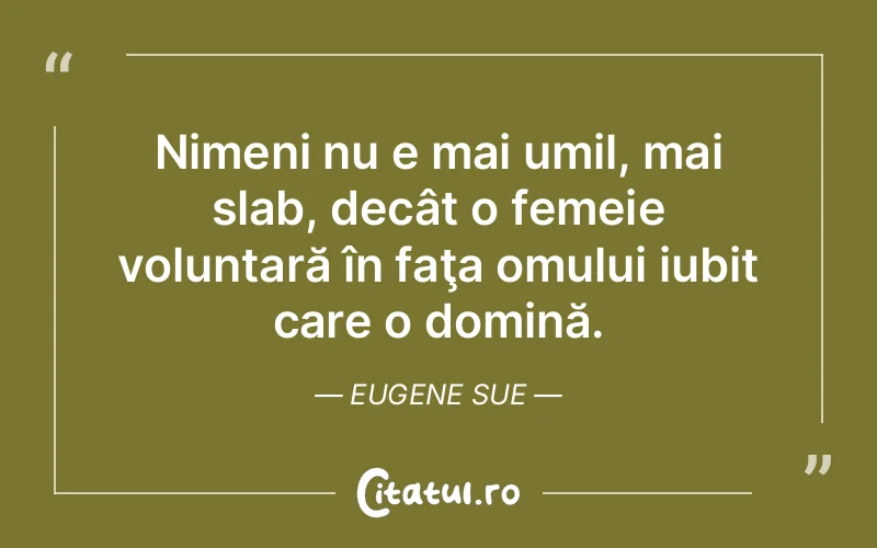 Citat Eugene Sue - citate femei