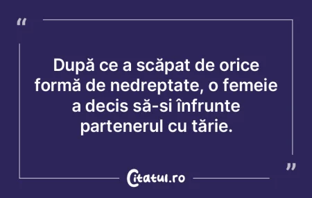 După ce a scăpat de orice formă de ne...