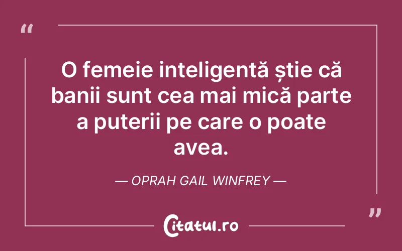 Citat Oprah Gail Winfrey - citate femei