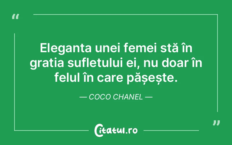 Citat Coco Chanel - citate femei