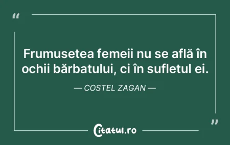 Frumusețea femeii nu se află în ochii...