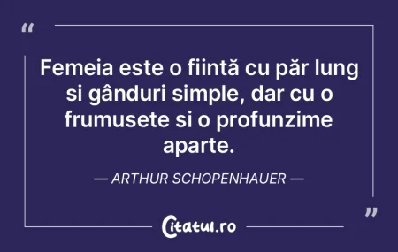 Femeia este o ființă cu păr lung și ...