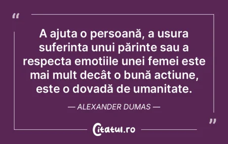 A ajuta o persoană, a ușura suferința...