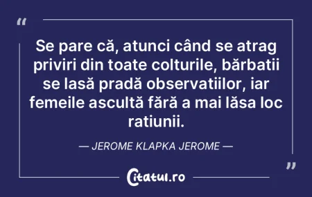 Se pare că, atunci când se atrag privi...