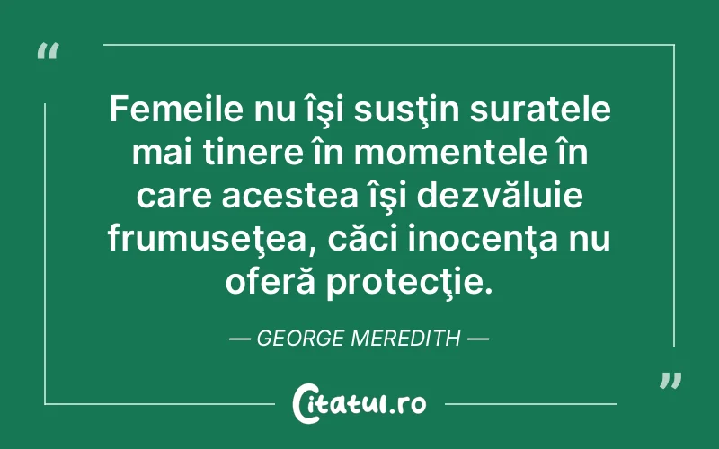 Citat George Meredith - citate femei