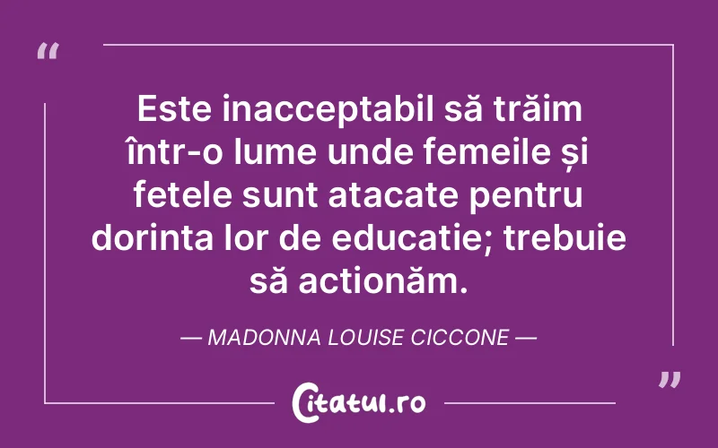 Citat Madonna Louise Ciccone - citate femei