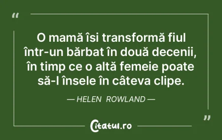 O mamă își transformă fiul într-un ... O mamă își transformă fiul într-un ...