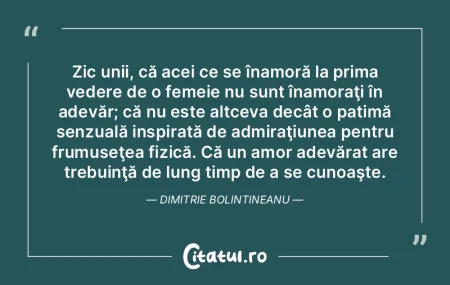 Zic unii, că acei ce se înamoră la pr...