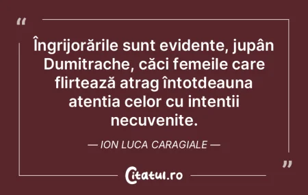 Îngrijorările sunt evidente, jupân Du...