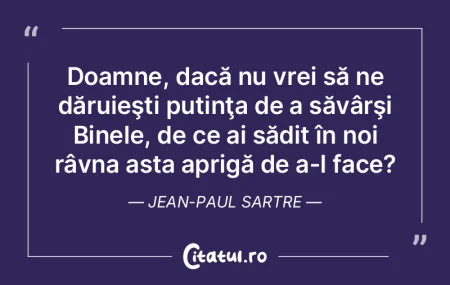 Doamne, dacă nu vrei să ne dăruieşti...