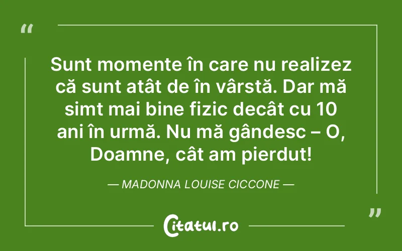 Citat Madonna Louise Ciccone - citate femei