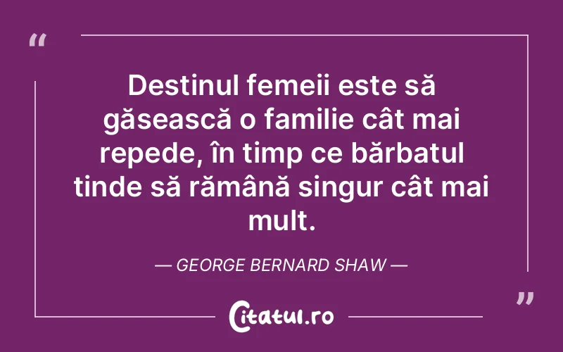 Citat George Bernard Shaw - citate femei