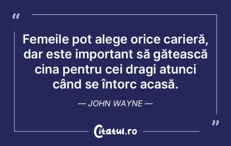 Femeile pot alege orice carieră, dar es...