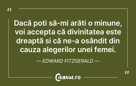 Dacă poți să-mi arăți o minune, voi...