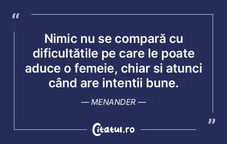 Nimic nu se compară cu dificultățile ...