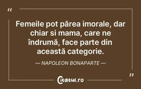 Femeile pot părea imorale, dar chiar ș...