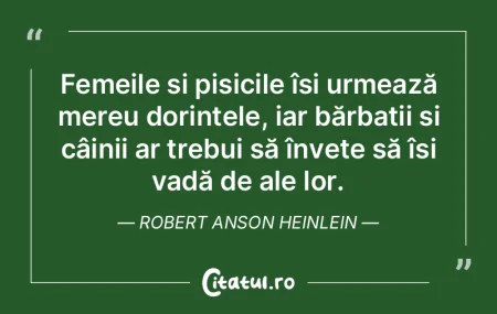 Femeile și pisicile își urmează mere...