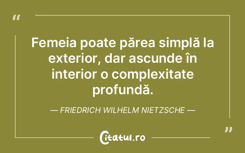 Citat Friedrich Wilhelm Nietzsche - citate femei