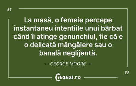 La masă, o femeie percepe instantaneu i...