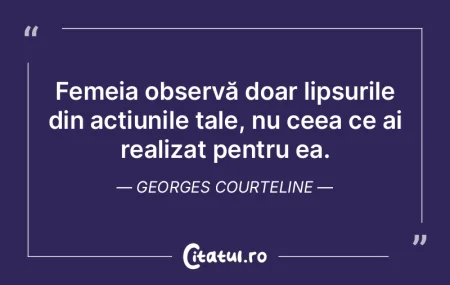 Femeia observă doar lipsurile din acți...