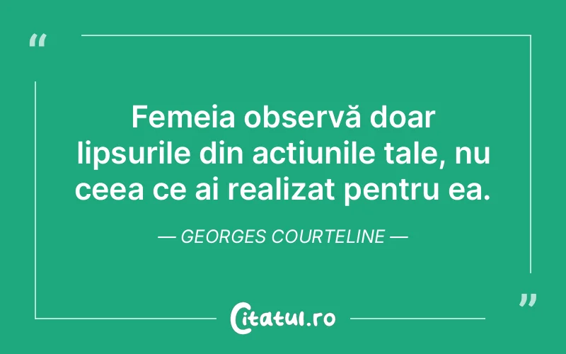 Citat Georges Courteline - citate femei