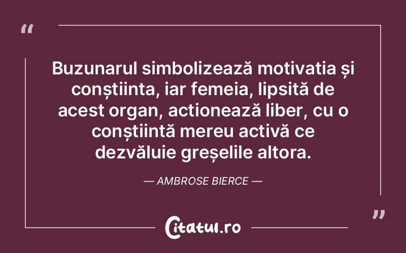 Citat Ambrose Bierce - citate femei