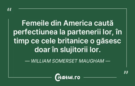 Femeile din America caută perfecțiunea...