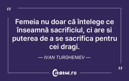 Femeia nu doar că înțelege ce înseam...