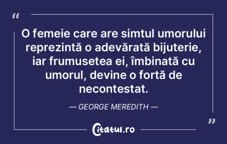 O femeie care are simțul umorului repre...
