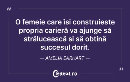 O femeie care își construiește propri...