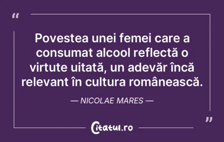 Povestea unei femei care a consumat alco...