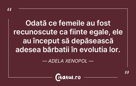 Odată ce femeile au fost recunoscute ca...