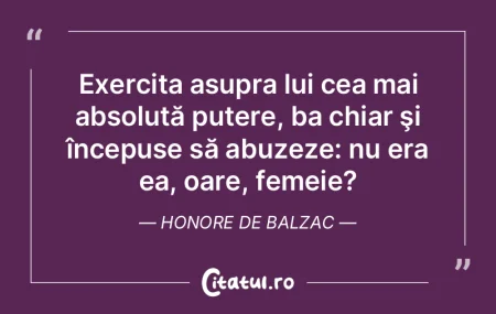 Exercita asupra lui cea mai absolută pu...