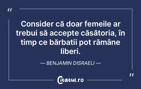 Consider că doar femeile ar trebui să ...