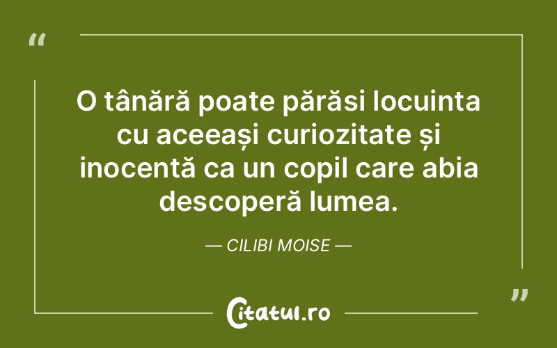 Citat Cilibi Moise - citate femei