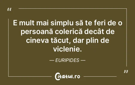 E mult mai simplu să te feri de o perso...