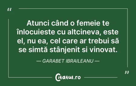 Atunci când o femeie te înlocuiește c...