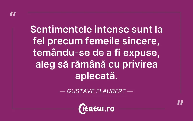 Citat Gustave Flaubert - citate femei