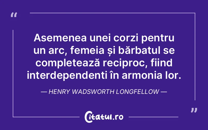Citat Henry Wadsworth Longfellow - citate femei