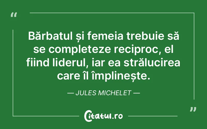 Citat Jules Michelet - citate femei