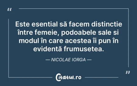 Este esențial să facem distincție în... Este esențial să facem distincție în...