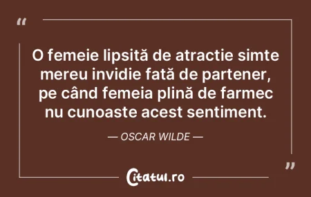 O femeie lipsită de atracție simte mer...