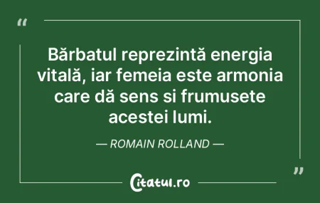 Bărbatul reprezintă energia vitală, i... Bărbatul reprezintă energia vitală, i...