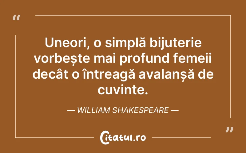 Citat William Shakespeare - citate femei