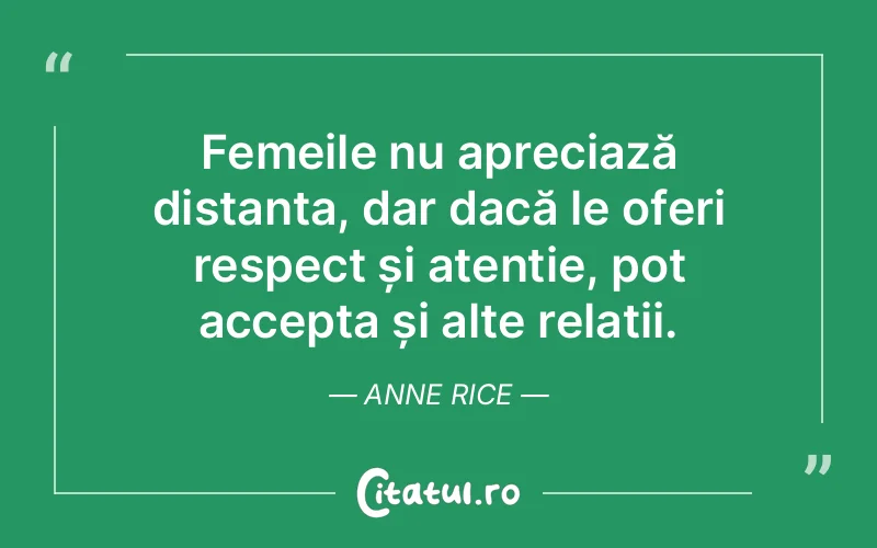 Citat Anne Rice - citate femei